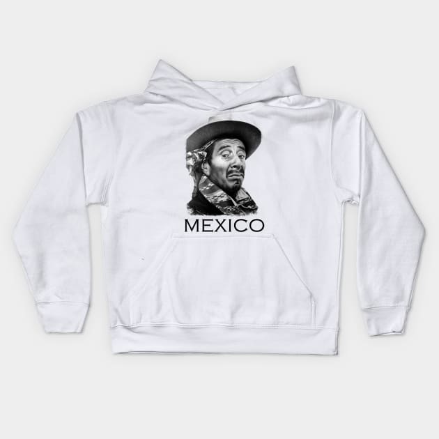 MEXICAN MAN 1 Kids Hoodie by MiroDesign